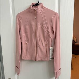 NWT Lululemon Cropped Define Jacket Pink Haze/Rose Gold